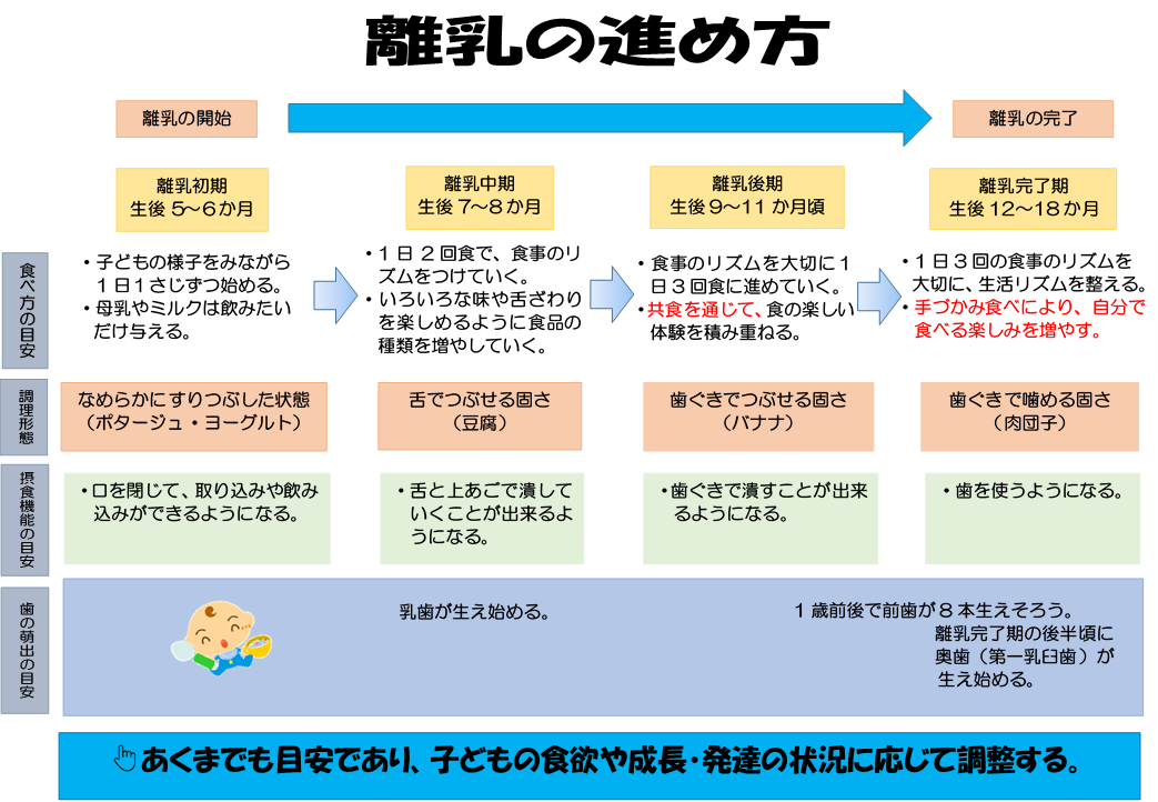 離乳の進め方