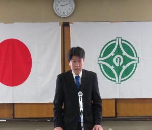 議会議長祝辞