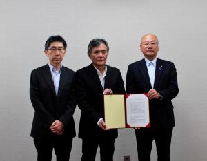 池田市医師会との連携協定締結式