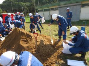 土のう作成