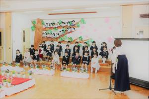 ひかり幼稚園　卒園式写真