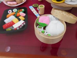 ばぁばフェルト寿司まんじゅう